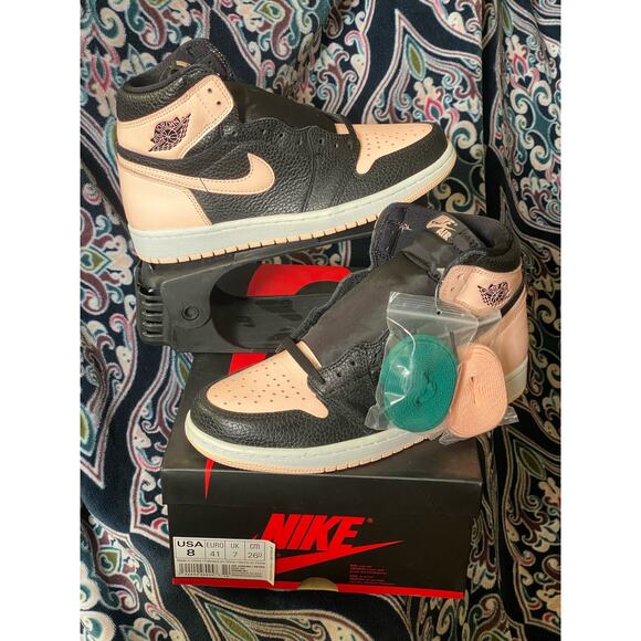 jordan 1 retro high black crimson